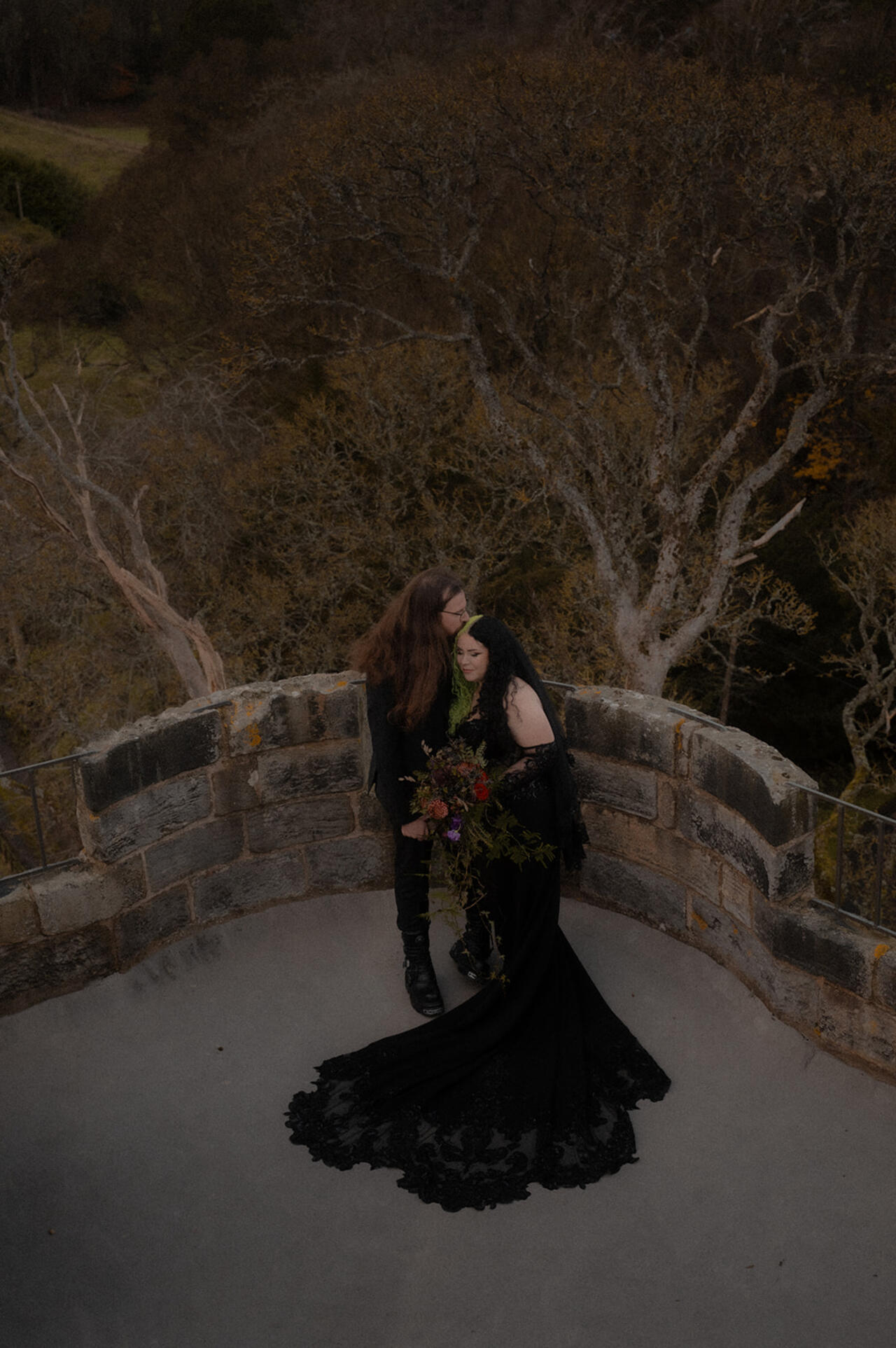 Gothic Wedding in Dundas Castle