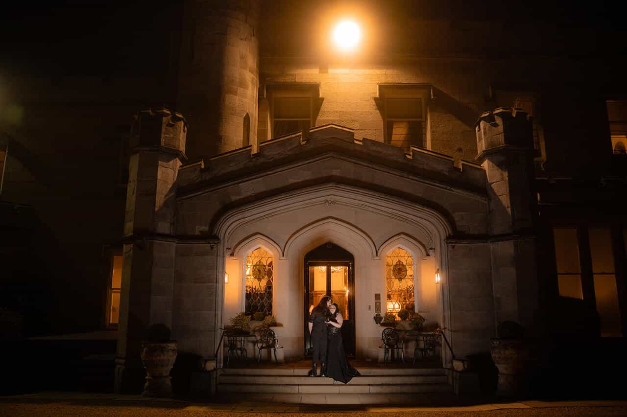Dundas Castle Dark style wedding day