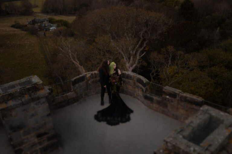 Gothic Wedding in Dundas Castle