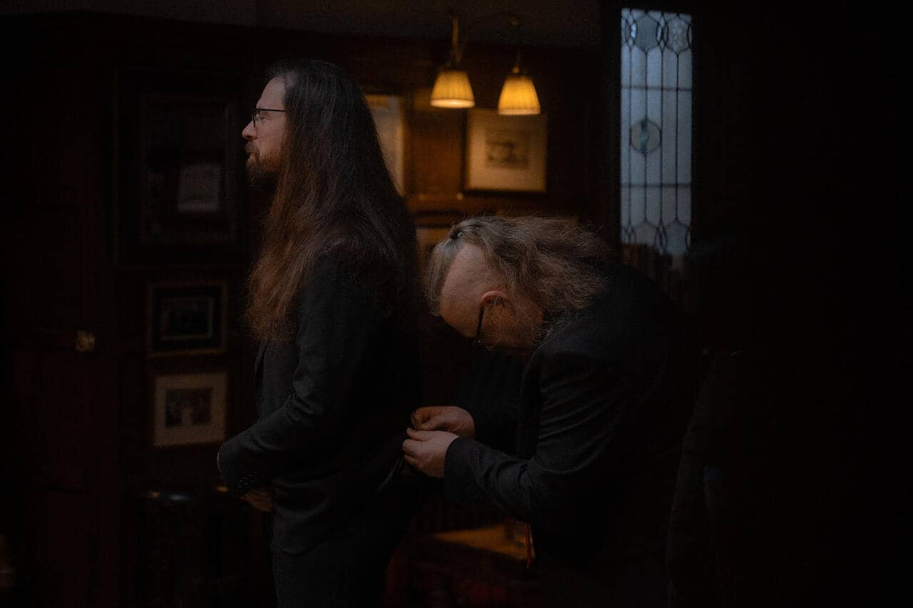 Dundas Castle Groom Getting Ready