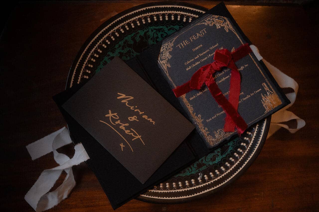 Gothic Style Wedding Stationery