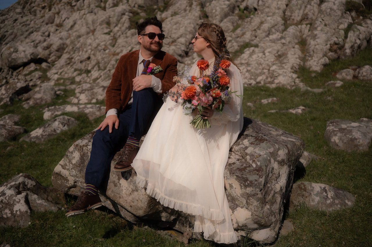 Natural Wedding Photography Edinburgh in The Summer