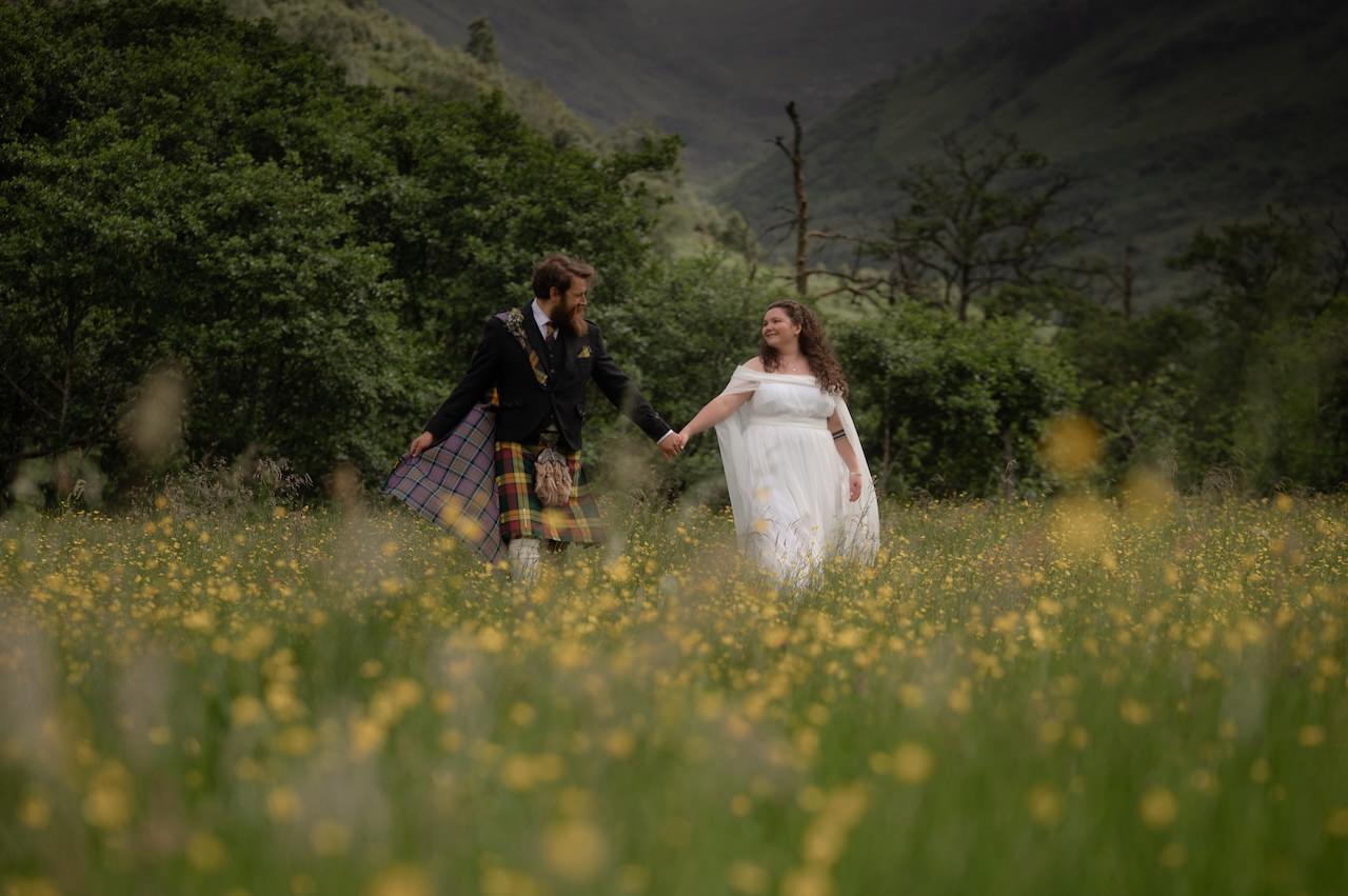 Getting Married in the Scottish Highlands in the Summer