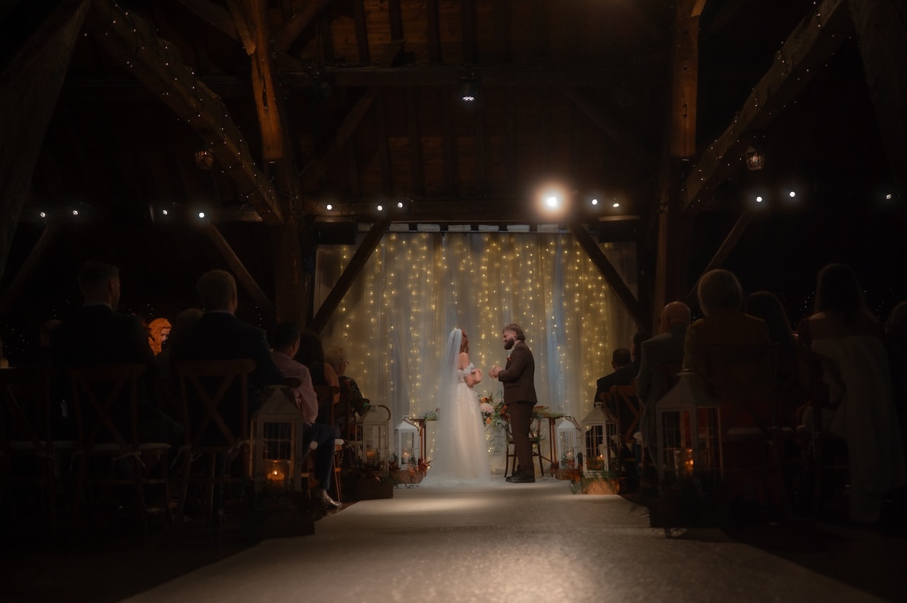 Rivington Hall Barn Wedding Ceremony