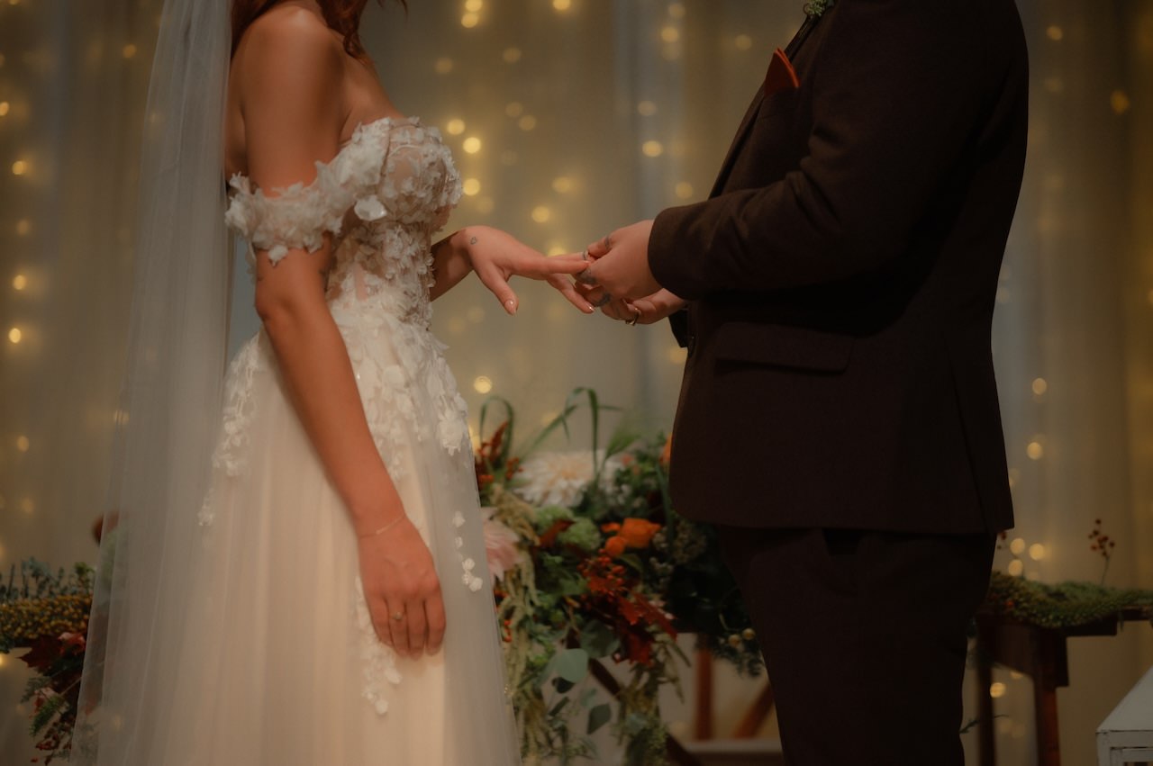 Rivington Hall Barn Wedding Ceremony