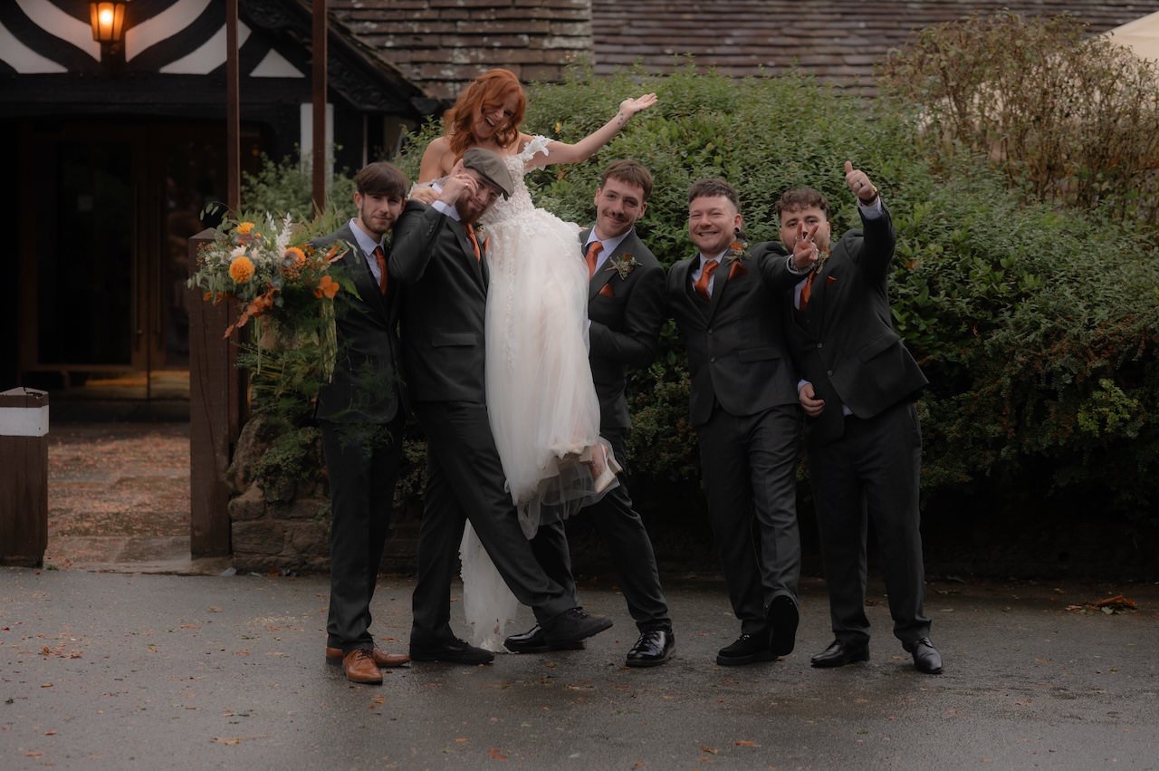 Rivington Hall Barn Wedding Photography Portraits