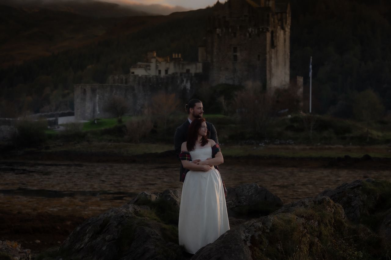 Scottish Highlands Elopement Eilean Donan Castle