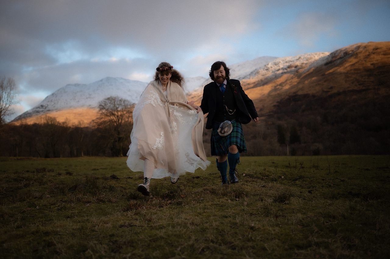 Getting Married in the Scottish Highlands in Winter