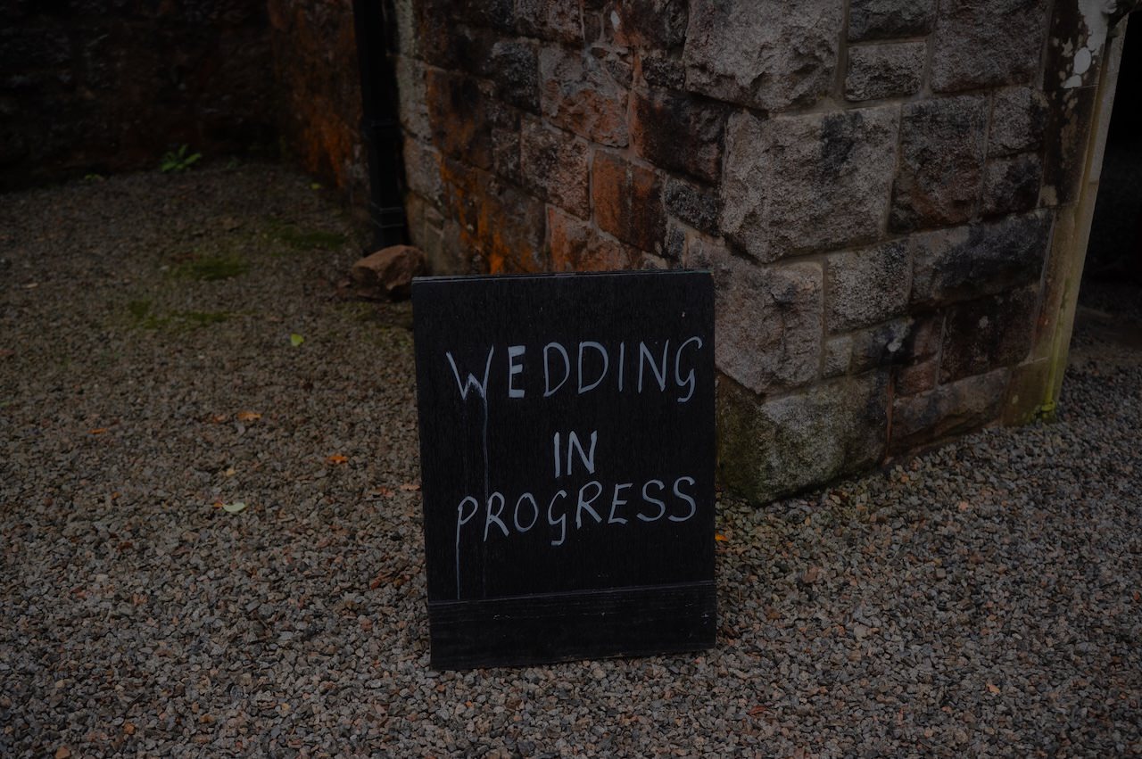 St Conan's Kirk Wedding Day