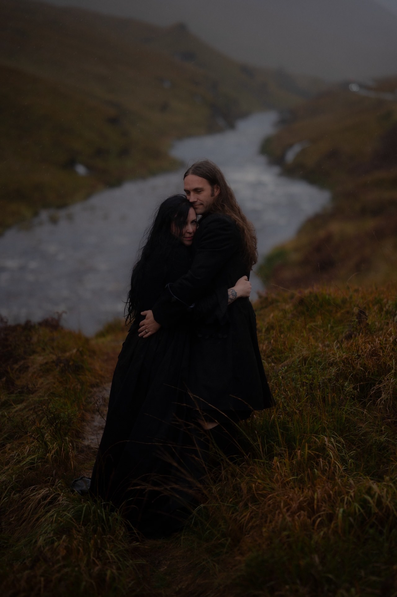 Moody Gothic Elopement in Scotland