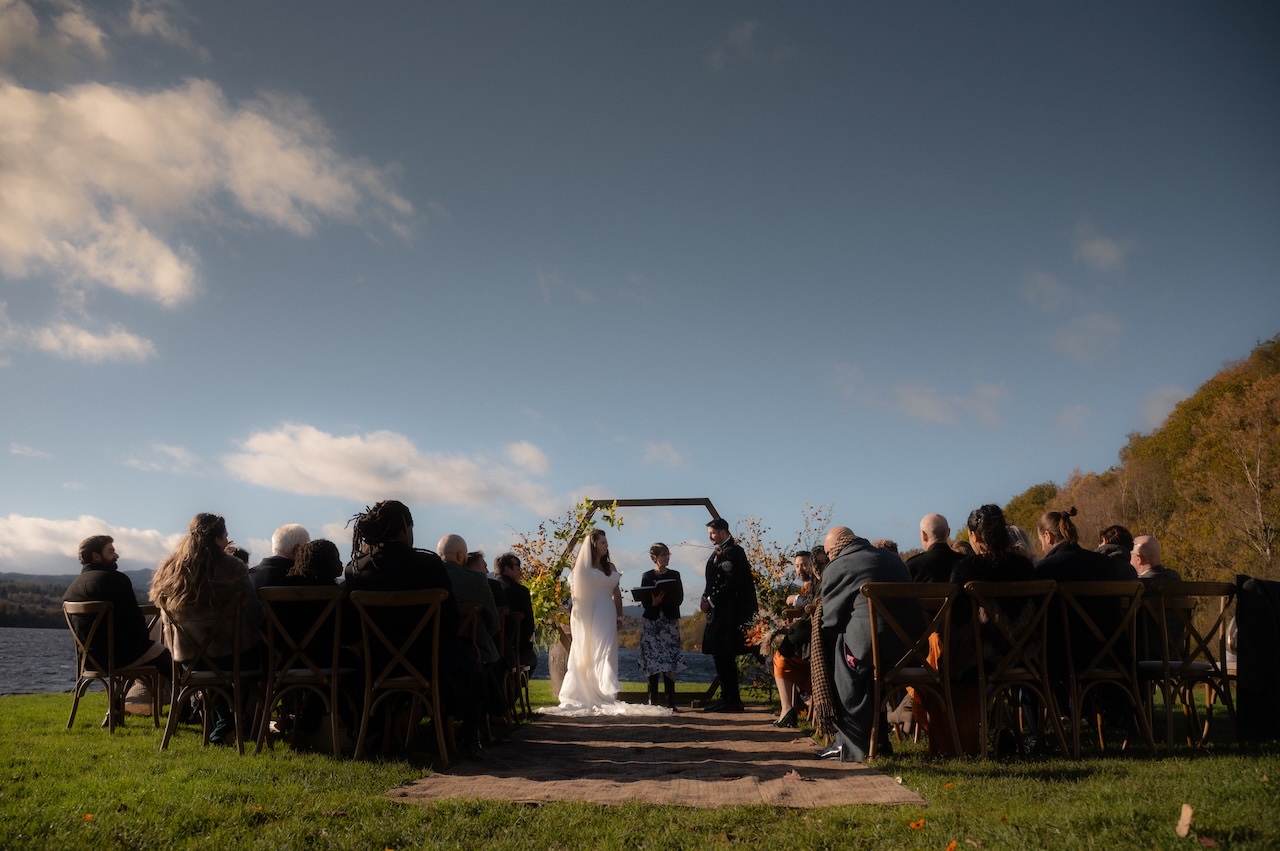 5 Reasons that make Venachar Lochside Venue Amazing for cosy, intimate weddings 14 Venachar Lochside humanist wedding ceremony