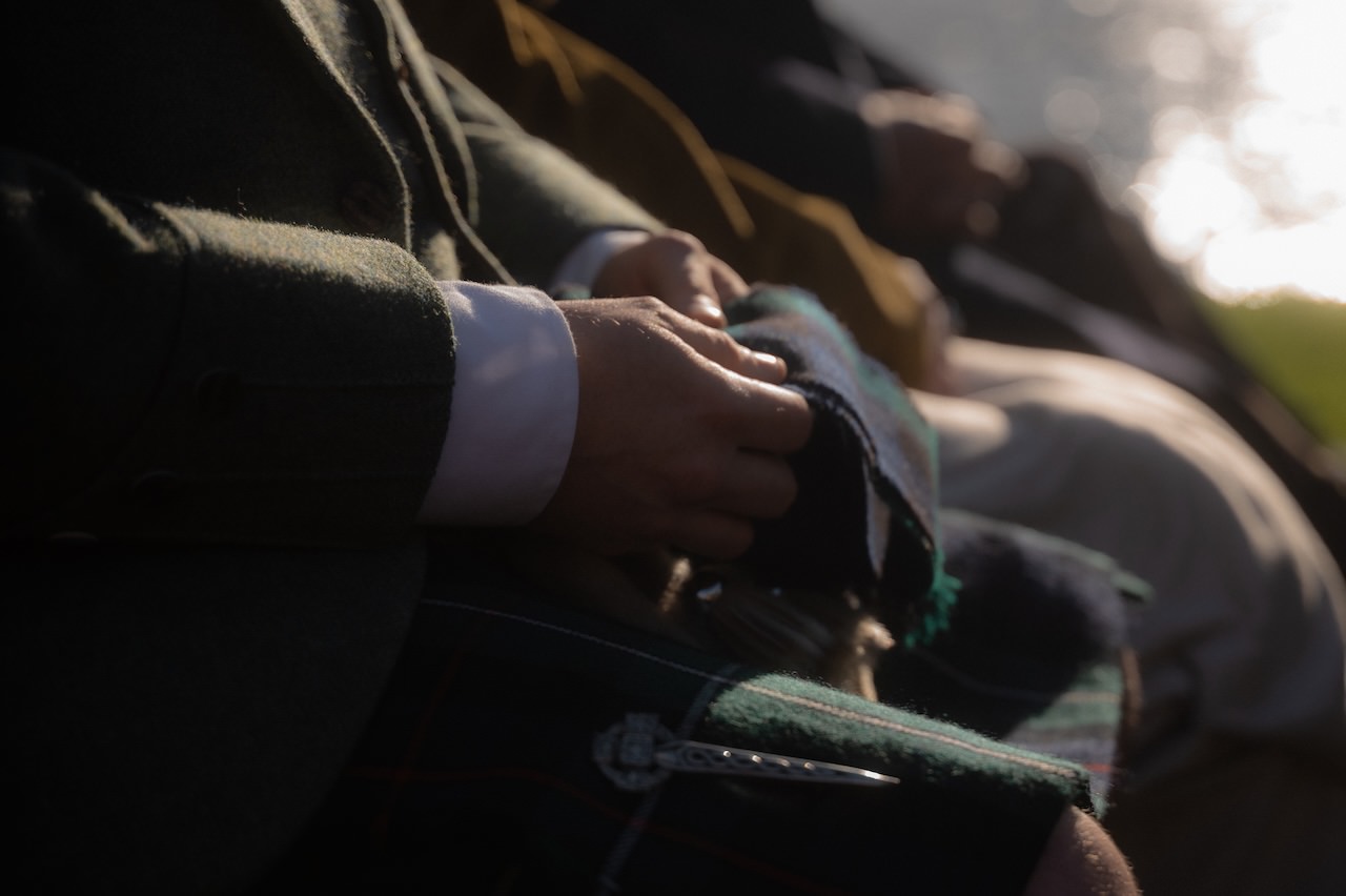 5 Reasons that make Venachar Lochside Venue Amazing for cosy, intimate weddings 15 Venachar Lochside wedding scarf detail