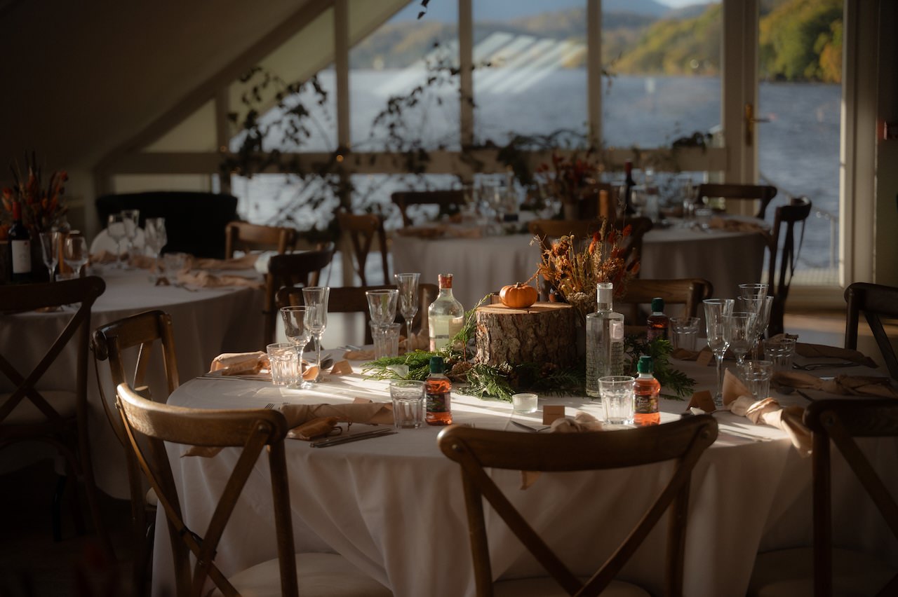 5 Reasons that make Venachar Lochside Venue Amazing for cosy, intimate weddings 4 Venachar Lochside Venue Rustic Decoration