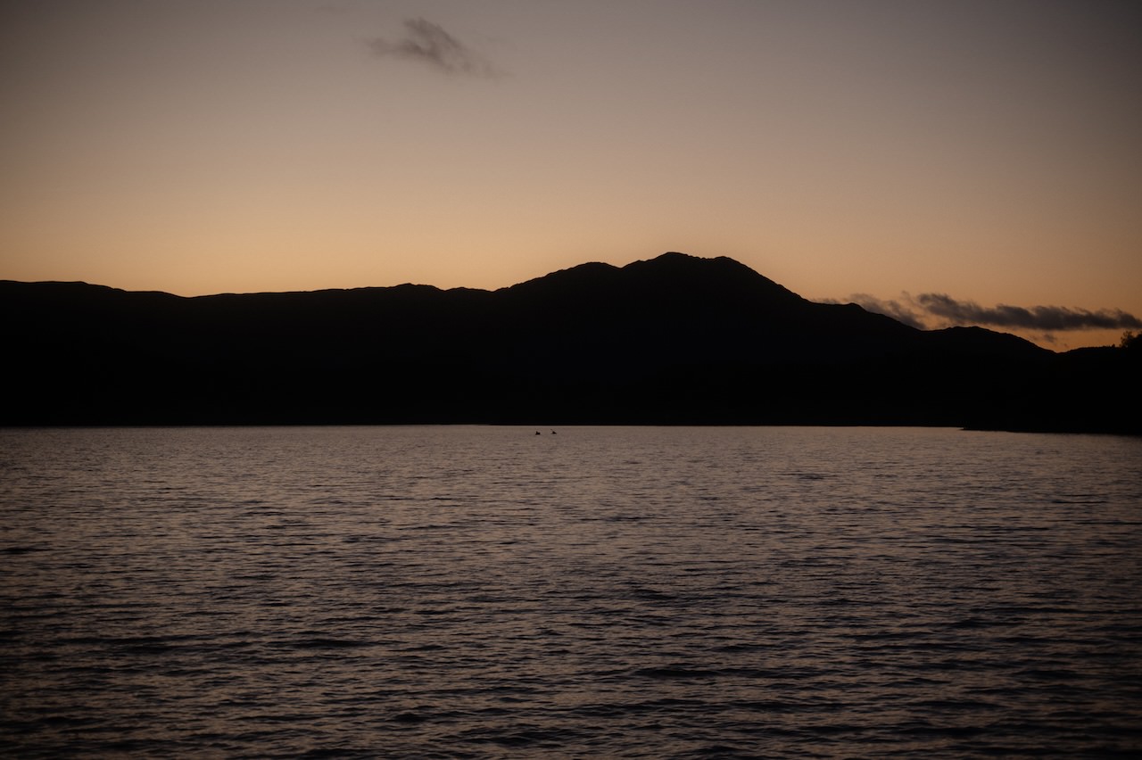 5 Reasons that make Venachar Lochside Venue Amazing for cosy, intimate weddings 44 Venachar Lochside view after dark