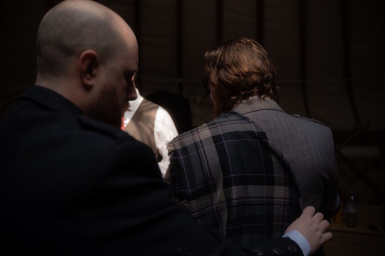 Kelburn Castle Wedding Photography - Chloe And Stewart's Big Day 9 Kelburn Estate Wedding Day Groom and Groomsmen moments