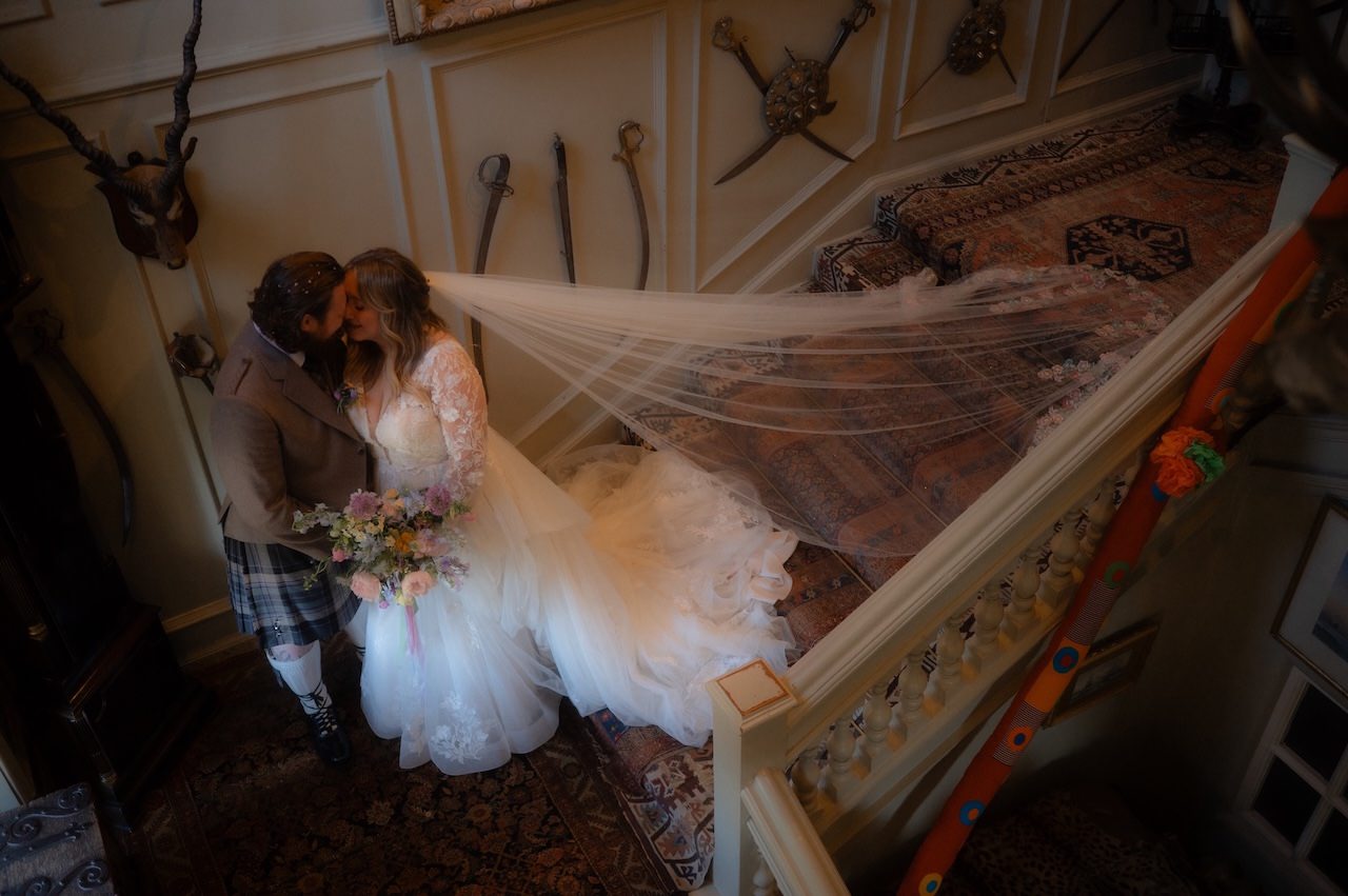 Kelburn Castle Wedding Photography - Chloe And Stewart's Big Day 45 Kelburn Castle Wedding Interior couple session