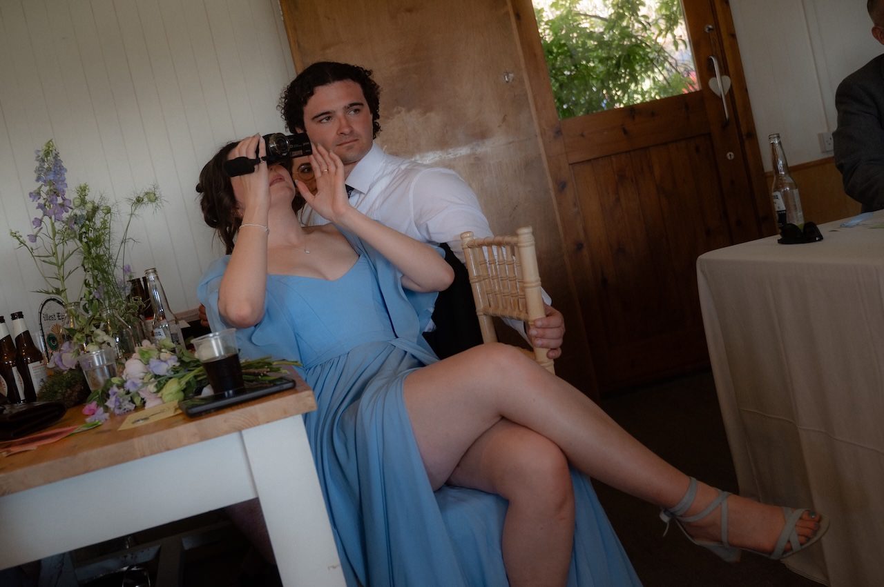 Kelburn Castle Wedding Photography - Chloe And Stewart's Big Day 54 Kelburn Estate Wedding pavilion speeches