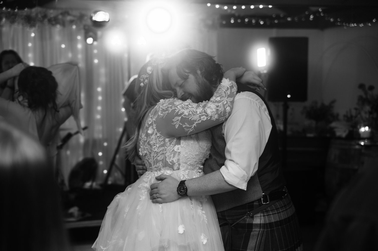 Kelburn Castle Wedding Photography - Chloe And Stewart's Big Day 104 Kelburn Estate Wedding bride and groom dancing last photo